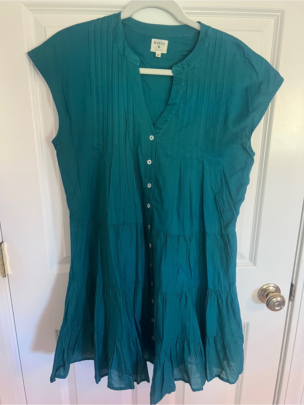 Marea by Liz Joy Mackenzie dress in deep teal